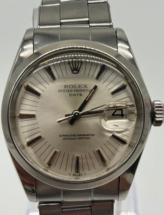 Rolex 1500 34mm Silver Dial