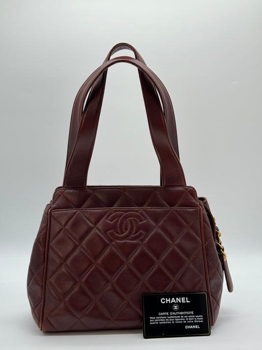 Chanel Matelesse Lambskin Bourdeaux Shoulder Bag 4th Series